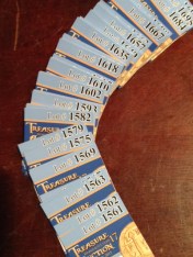 Lot cards for TA #17