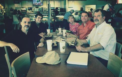 Jorge Proctor, Agustin Garcia-Barneche, Cori Sedwick Downing (Me), Dan Sedwick, and Glenn Stephen Murray Fantom, 