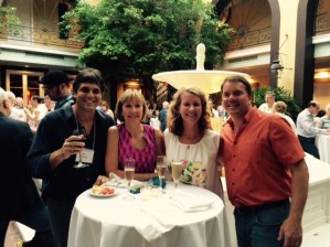 Agustin Garcia, Cori Sedwick Downing, Lynn and Dan Sedwick at cocktail reception for IAPN