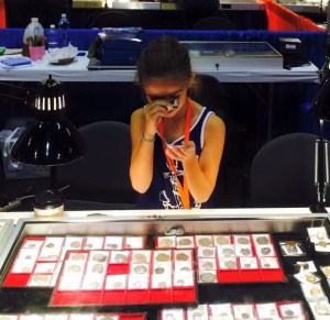 Mora manning our table 