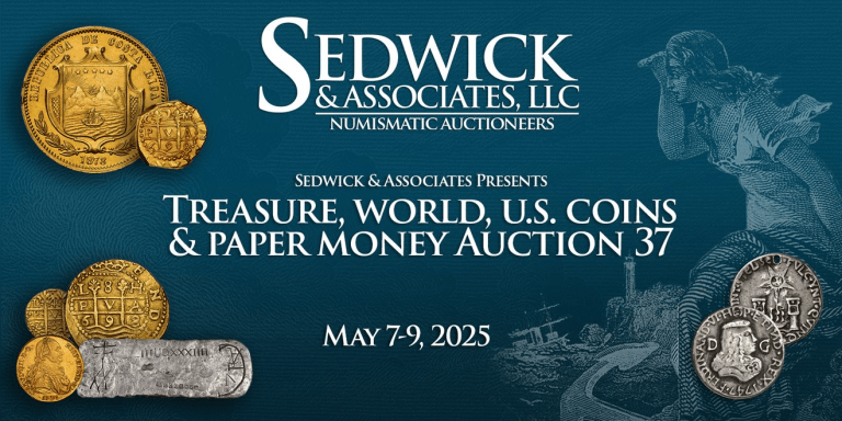 Money Auction Sedwick & Associates: Upcoming Treasure, World, & U.S. Coin & Paper ...